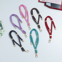 TOLKA TK197 Lurex korte telefoonkoord polsband verstelbaar voorkomt verlies/val breuk eenvoudig praktisch draagaccessoire