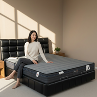 Matelas épais Euro Top grade A mousse soulageant pression, hypoallergénique pour seniors et dormeurs sur le dos