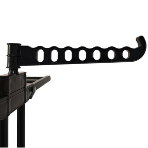 Factory Direct Sales Iron Spray <strong>4</strong> Tier Clothes Drying <strong>Rack</strong> with Wheels, Quality Foldable Cloth Drying <strong>Rack</strong> &amp; Towel <strong>Rack</strong> IS-M6031 - Product Image 5