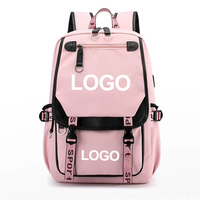 Sac à dos décontracté pour ordinateur portable, personnalisé, avec port de chargement USB, idéal pour les loisirs, les étudiants, les voyages, et le shopping, avec logo personnalisable