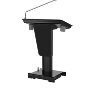 Pupitre électrique de haute qualité à hauteur réglable IOT contrôlant le podium du microphone sans fil Table de discours de l'enseignant de la classe