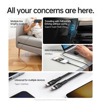 Câble USB-C tressé en nylon à charge rapide PD 100W USB2.0 de 1M/1.5M/2M pour téléphone portable, vente en gros ODM OEM