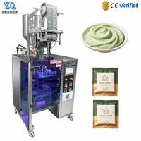 Aloe Vera Jeli Yatıştırıcı Jel 4 Kenarlı Kilitli Poşet Paketleme Makinesi Otomatik Macun Dolum ve Kapatma Özel Kozmetik Yüksek Hızlı