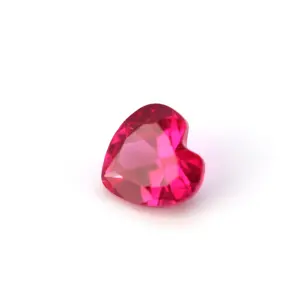 Prezzo di fabbrica corindone prezzo per carato 5*5mm rubino sciolto pietra preziosa corindone rosso sintetico per gioielli/intarsio/anello/orecchini