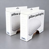 Boîtes d'emballage personnalisées pour draps de lit avec poignée, impression numérique, logo sur mesure, pour ensembles de literie