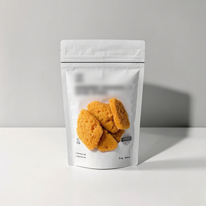 Grosir kustom Ziplock PE berdiri kantong tas tahan Doypack Gummies permen karet kentang permen karet Chip Pizza kemasan makanan hewan peliharaan - Product Image 6