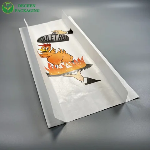 Food Candy Bag Paper Bags For French Fries Food Grade Glassine Bag