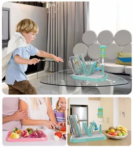 Séchoir à biberons portable multifonction pliable pour bébé avec brosse, idéal pour la cuisine - Product Image 5