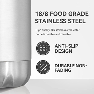 Bouteille d'eau en acier inoxydable Topnovo à double paroi 500 ml, nouveaux produits 2025, avec logo personnalisé, vente en gros en vrac, bouteilles d'eau de sport - Product Image 4