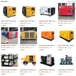 Xi lanh đơn 7kW 8KW 9KW bốn xi lanh 20kW 30Kw 40kw làm mát bằng nước im lặng DIESEL Máy phát điện đặt giá thấp - Product Image 5