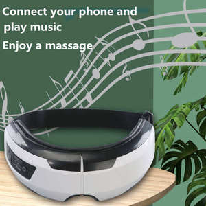 Masseur oculaire électrique intelligent sans fil Bluetooth 4D avec airbag rafraîchissant, rechargeable, pour soins de beauté et soulagement des yeux - Product Image 4
