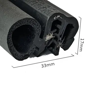 Various Automotive extruded waterproof EPDM rubber seals car door weatherstrip