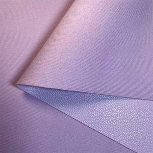 Tissu synthétique en polyuréthane imitation cuir de 1,6 mm, matière première en PVC, peau de litchi pour sacs et chaussures - Product Image 3