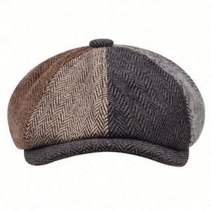 Casquette Newsboy à 8 Panneaux en Chevrons pour Hommes – Vente en Gros - Product Image 4
