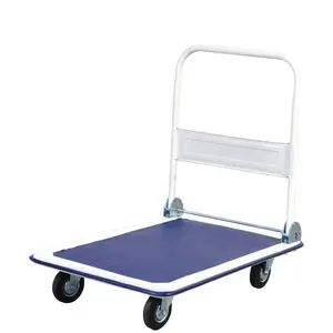 Heavy duty warehouse industrial logistic trolley hand cart mobile turnover warehouse platform truck
