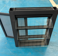 Fenêtre à persiennes en aluminium étanche, réglable, avec ventilation, anti-rouille, style européen, pour l'extérieur de la maison, la cuisine