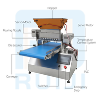Machine de dépose automatique de bonbons de bureau à petite échelle pour la formation de bonbons gélifiés, de gelée, de chocolat, de fondant et de bonbons sucrés à base de gélatine et de pectine