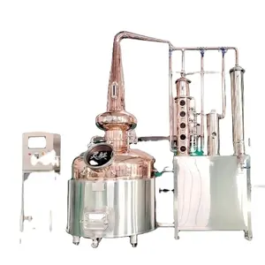 METO 500l 1000l attrezzatura per distillazione di rame Rum Brandy Vodka Whisky distillato alcol ancora