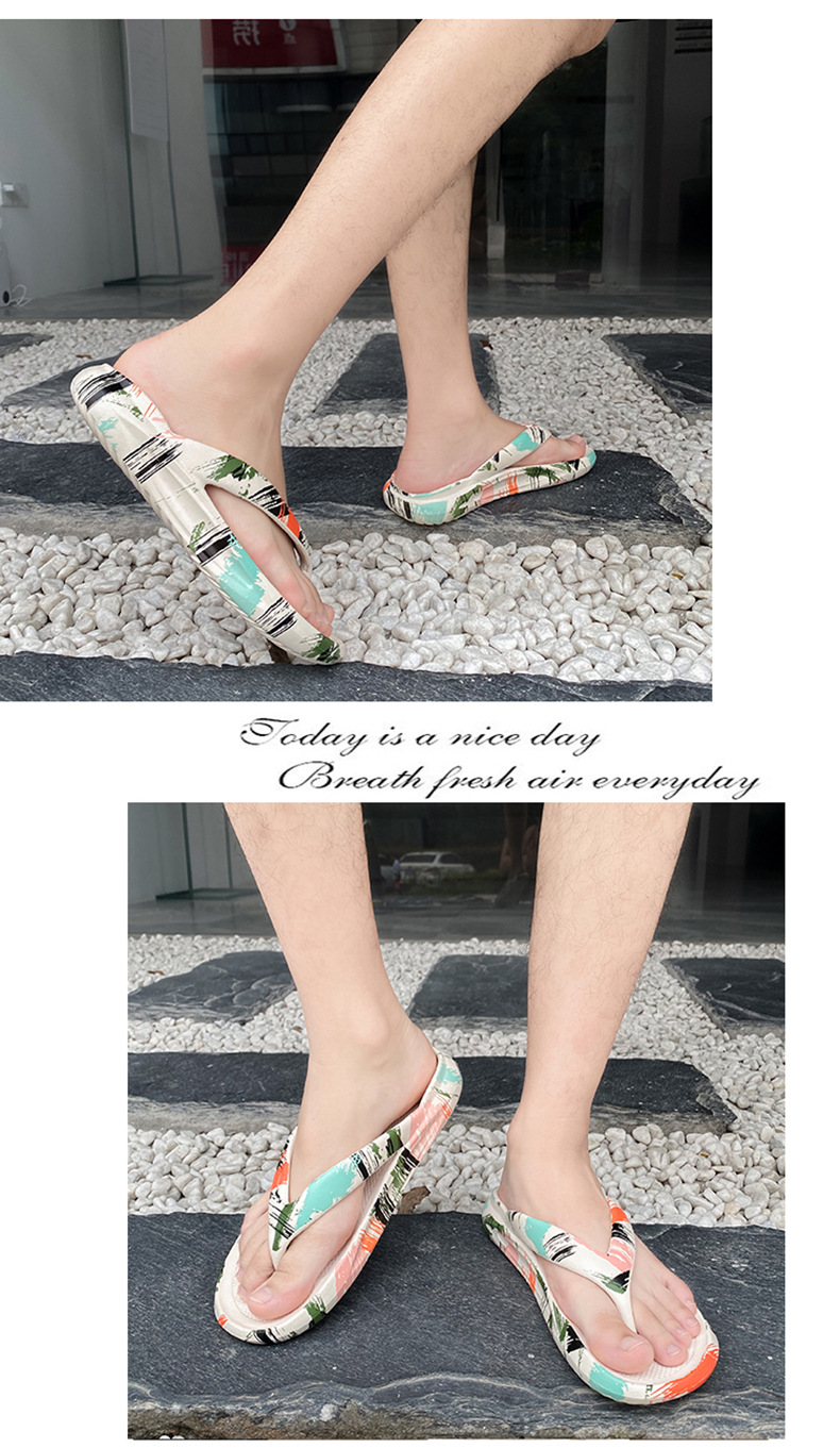 OEM Flipflops Custom Logo Men EVA Casual Slippers Soft Women Flip Flops