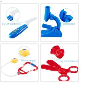 ชุดเครื่องมือทางการแพทย์ทำจากพลาสติกชุดของเล่นเกมหมอชุดของเล่นจำลองของเล่นทางการศึกษาของเล่นคุณหมอสำหรับเด็ก - Product Image 4