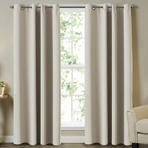 JIUANG Rideaux occultants thermiques à œillets, style moderne, 100 % polyester, personnalisables - Product Image 1