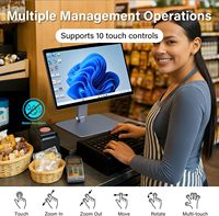 Écran rotatif et pliable, ordinateurs industriels combinant une triple ajustement flexible