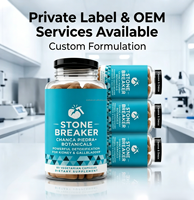 Capsules Stone Breaker Chanca Piedra pour la détoxification des reins et de la vésicule biliaire, 60 capsules végétales, complément alimentaire pour le soutien des voies urinaires, non-OGM