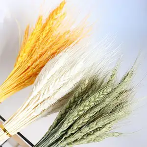 休日と結婚式の装飾のための最も経済的な人工小麦の耳花輪と花輪の装飾家の装飾装飾用小麦草