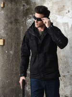 Manteau tactique camouflage respirant en coton tissé 100% pour activités de plein air, veste spéciale services et alpinisme