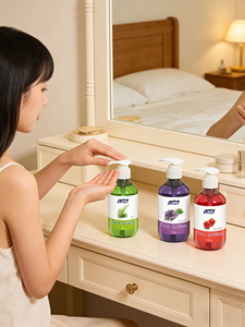 <span class=keywords><strong>Gel</strong></span> désinfectant pour les mains sans eau à l'alcool éthylique personnalisé avec logo de marque, 300 ml, parfum lavande, avec pompe - Product Image 2