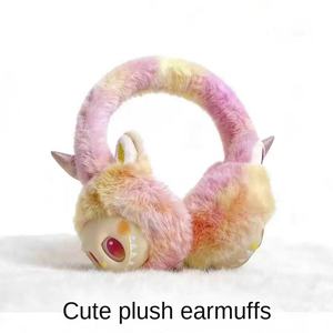 गर्म बिक्री बच्चों कार्टून प्लश कान मफ सर्दियों के ऊन विंडप्रूफ कान वार्मर हेडगियर फैक्टरी प्रत्यक्ष थोक आपूर्ति - Product Image 3