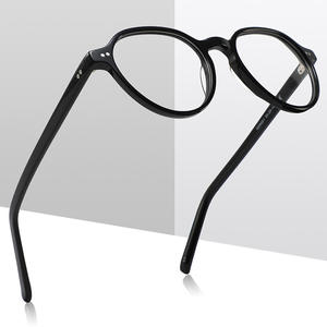 Monturas de Gafas Redondas de Acetato Conchen, Montura Completa, Unisex, Moda, Tendencia HD5001 - Product Image 4