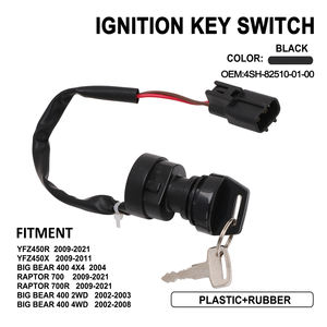 JFG – interrupteur d'allumage de cylindre de verrouillage d'allumage et clés pour <span class=keywords><strong>Quad</strong></span> vélo ATV <span class=keywords><strong>Yamaha</strong></span> Raptor 700 accessoires - Product Image 2