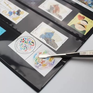 <span class=keywords><strong>Pages</strong></span> de classement portables imperméables <span class=keywords><strong>à</strong></span> 9 trous pour albums de <span class=keywords><strong>timbres</strong></span>, albums de collection, collection de billets de banque, feuilles mobiles en plastique 12 - Product Image 3