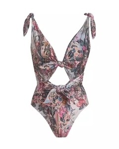 2022 nouvelles femmes imprimer nœud papillon découpe <span class=keywords><strong>une</strong></span> <span class=keywords><strong>pièce</strong></span> <span class=keywords><strong>maillot</strong></span> <span class=keywords><strong>de</strong></span> <span class=keywords><strong>bain</strong></span> et plage couvrir évider maillots <span class=keywords><strong>de</strong></span> <span class=keywords><strong>bain</strong></span> dos nu maillots <span class=keywords><strong>de</strong></span> <span class=keywords><strong>bain</strong></span> deux pièces ensemble - Product Image 6