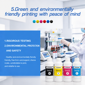 Tinta Pigmentada de Alta Velocidad 1000ml 4 Colores CMYK a Base de Agua para Recarga a Granel para WF-6090 WF-6590 WF-8090 WF-8590 Venta al por Mayor - Product Image 6