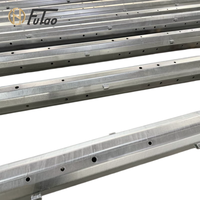 Poteau de ligne de transmission de qualité industrielle FUTAO, tube en acier galvanisé à chaud, poteau de distribution d'énergie électrique