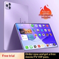 Tablet Pad Pro 4G 16GB + 512GB Kompatibel Semua Jaringan Android MTK Layar 10.1-inci Perangkat 2-in-1 untuk Pekerjaan Kantor, Hiburan, dan Game