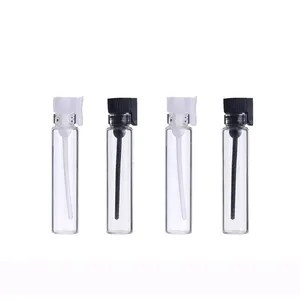 卸売透明な空の詰め替え可能なエッセンシャルオイルミニガラスバイアル10Mlサンプル香水小瓶