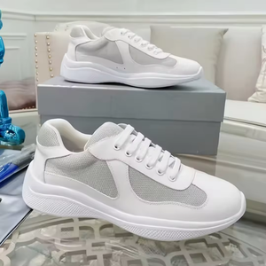 Chaussures de sport rétro en cuir véritable respirant, de haute qualité, style décontracté de luxe pour la course et la marche - Product Image 5