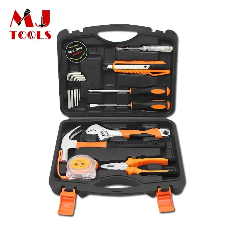 Best Selling Quality 15pcs General Household Home Repair Mechanic Hand Tool Set Box