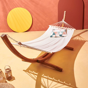 Sử dụng ngoài trời Nga Larch võng gỗ đứng không bao gồm võng cắm trại võng sân sau Patio công viên ngoài trời - Product Image 4