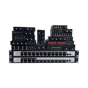 Convertidor de Medios de <span class=keywords><strong>Fibra</strong></span> Óptica Gigabit de 8 Puertos y 1000 Mbps, RJ45, 3 KM, 20 KM, Transceptores de <span class=keywords><strong>Fibra</strong></span> Óptica, 8*RJ45, 1 <span class=keywords><strong>Fibra</strong></span> - Product Image 3