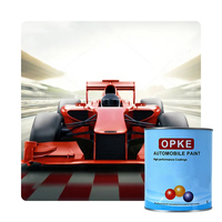 Peinture liquide en aérosol 2K acrylique haute brillance couleur unie pour l'automobile et la marine