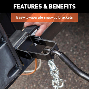 AMBITION Barre ronde de distribution de poids Attelage de contrôle du balancement Bateau <span class=keywords><strong>Camping</strong></span> Caravane <span class=keywords><strong>Remorque</strong></span> Attelage de distribution de poids avec barre ronde - Product Image 6