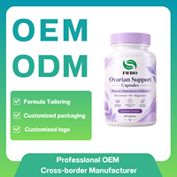 Fabricant de capsules de soutien ovarien OEM, formule de bien-être reproductif avec inositol et folate, capsules de soutien ovarien