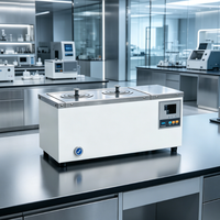 Panci Air Elektro-Termostatik 3L dengan Wadah Dalam Stainless Steel, RT 5-100C, Timer, Pemanas Bawah, Konveksi Air Alami, 220V 50Hz