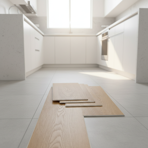 Revêtement de sol <span class=keywords><strong>PVC</strong></span> SPC de style moderne, imperméable, écologique, pour hôpital, salle de sport intérieure, appartement, villa - Product Image 2