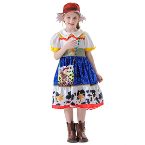 Robe Jessie de Toy Story pour enfants, tenue de fête costumée, tenue de spectacle, été 2025 - Product Image 1