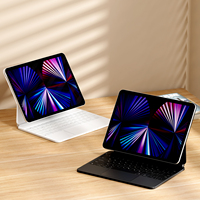 Clavier magique pour iPad Pro, étuis pour iPhone, design luxueux, étui pour tablette avec emplacement pour stylet, housse en PU, Mym1902 Laudtec, vente en gros, OEM/ODM/marque privée